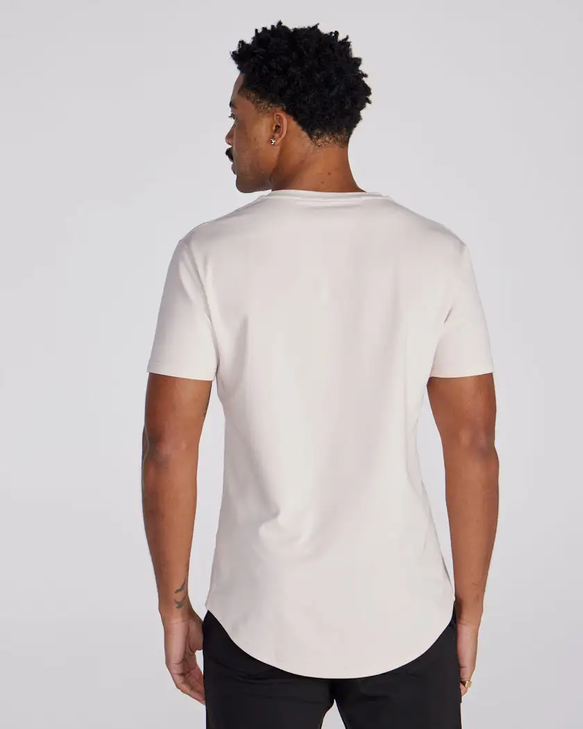 Drop-Cut V-Neck: Lux