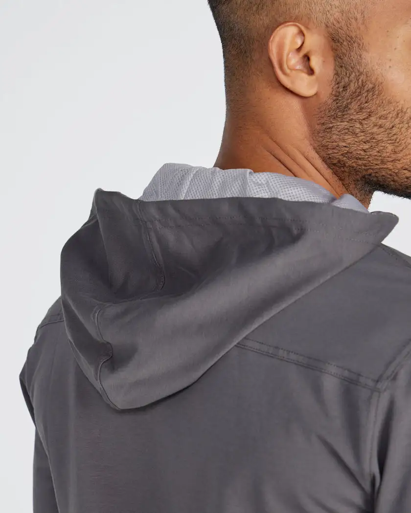 Drop-Cut: Lux Hooded Henley