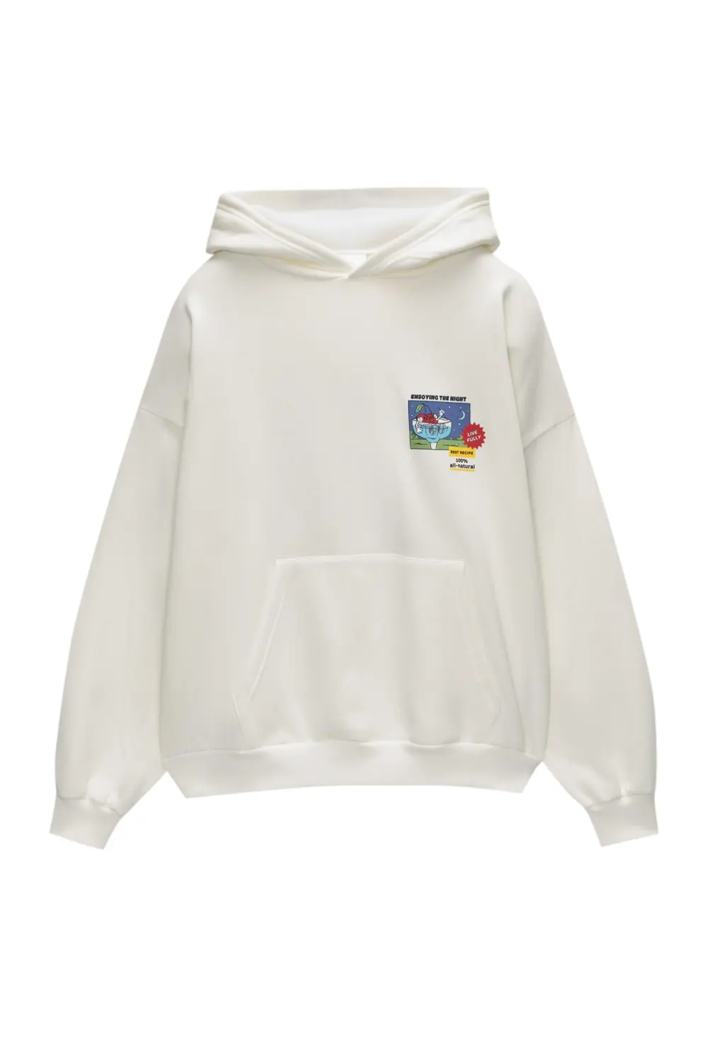 Sudadera capucha gráfico cerezas