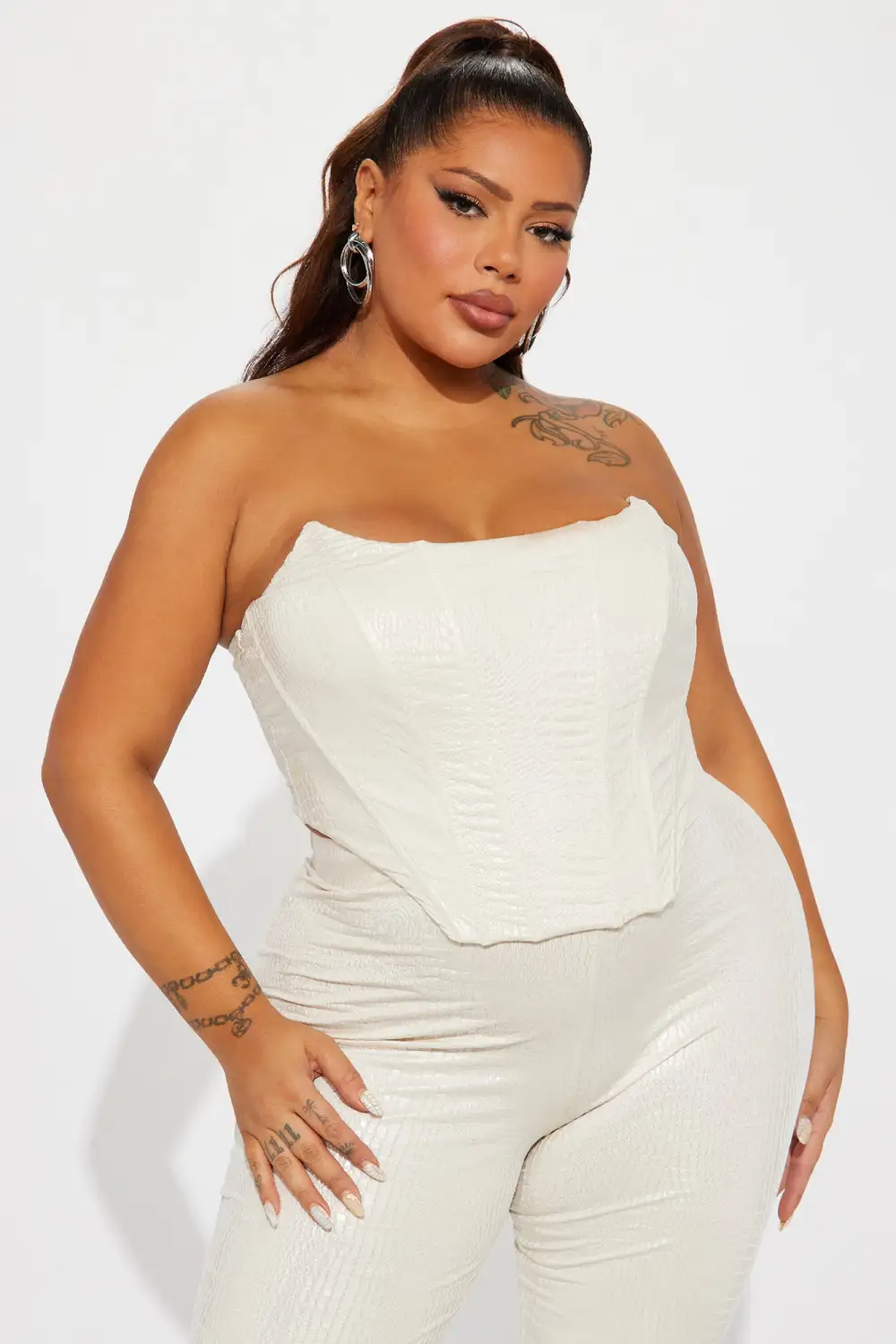 Hear Me Out Pant Set  - Cream