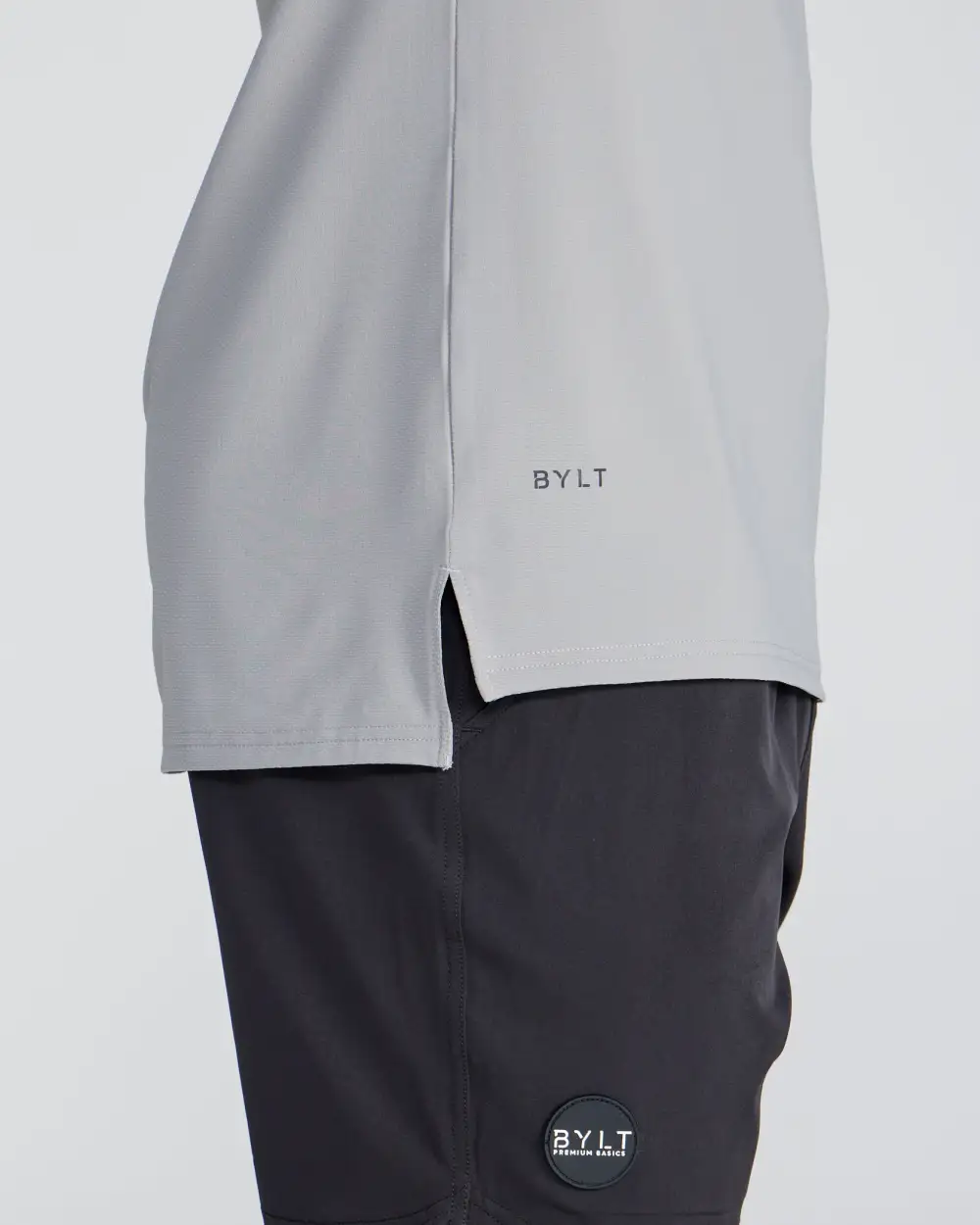 Pulse Short Sleeve Split Hem