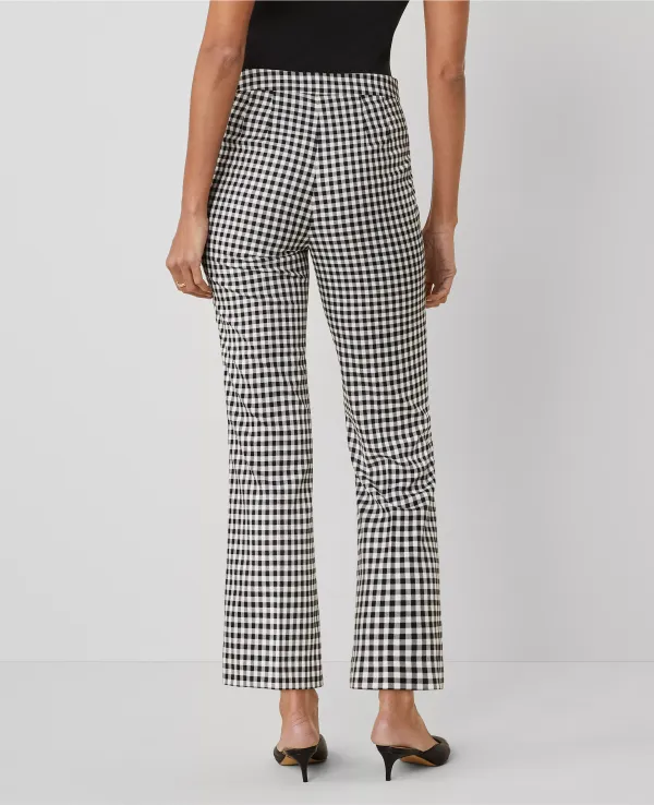 The Flare Pant in Gingham ??Curvy Fit