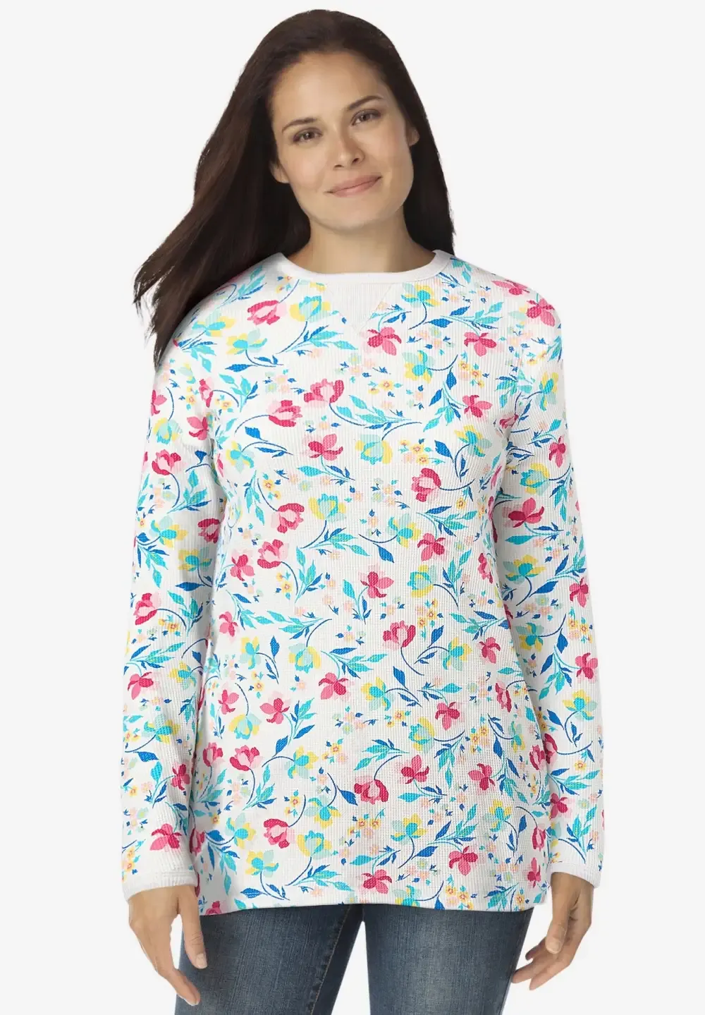 Waffle Thermal Sweatshirt