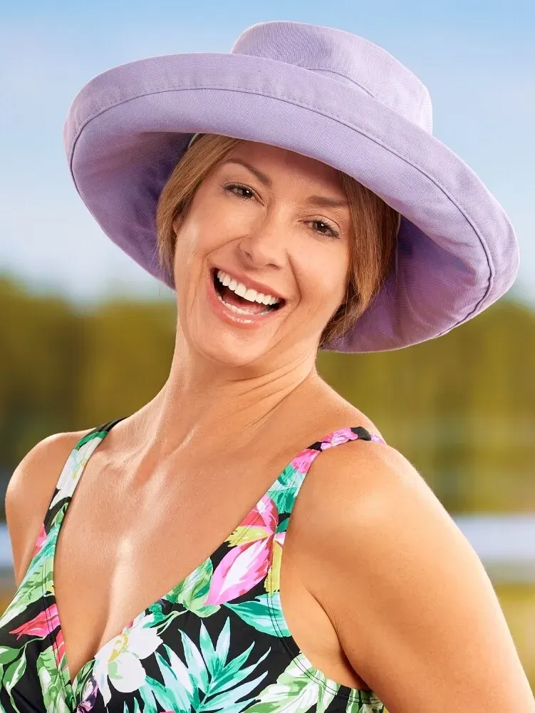 Women's Big-Brim Cotton Canvas Hat