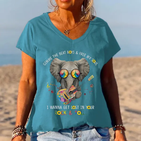I Wanna Get Lost In Your Rock & Roll Funny Graphic Tees