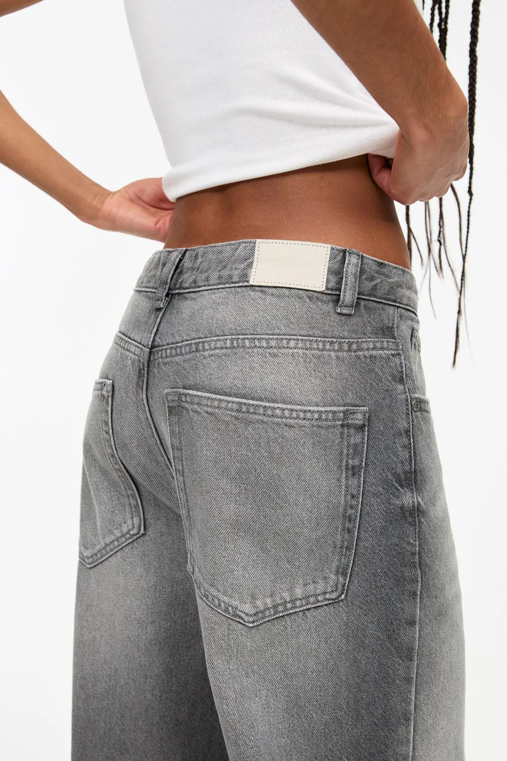 Jeans baggy vuelta bajo