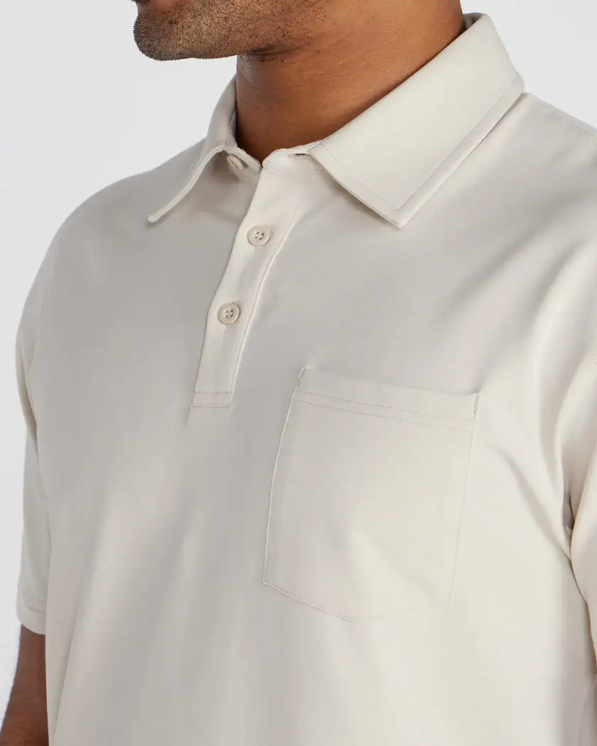 Lux Short Sleeve Pocket Polo