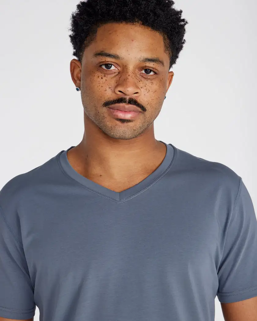 Drop-Cut V-Neck: Bylt Signature