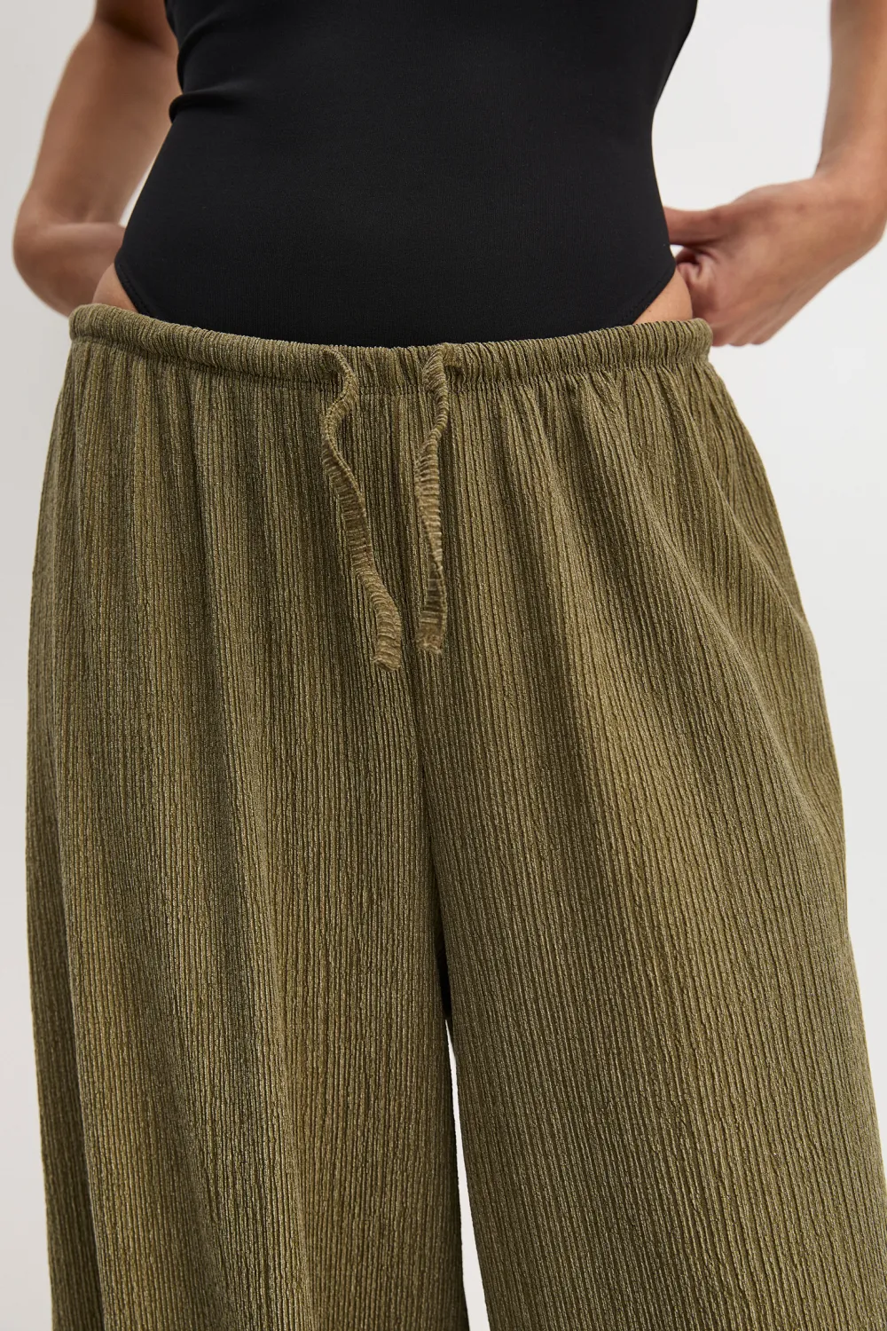 Pantalón rústico fluido