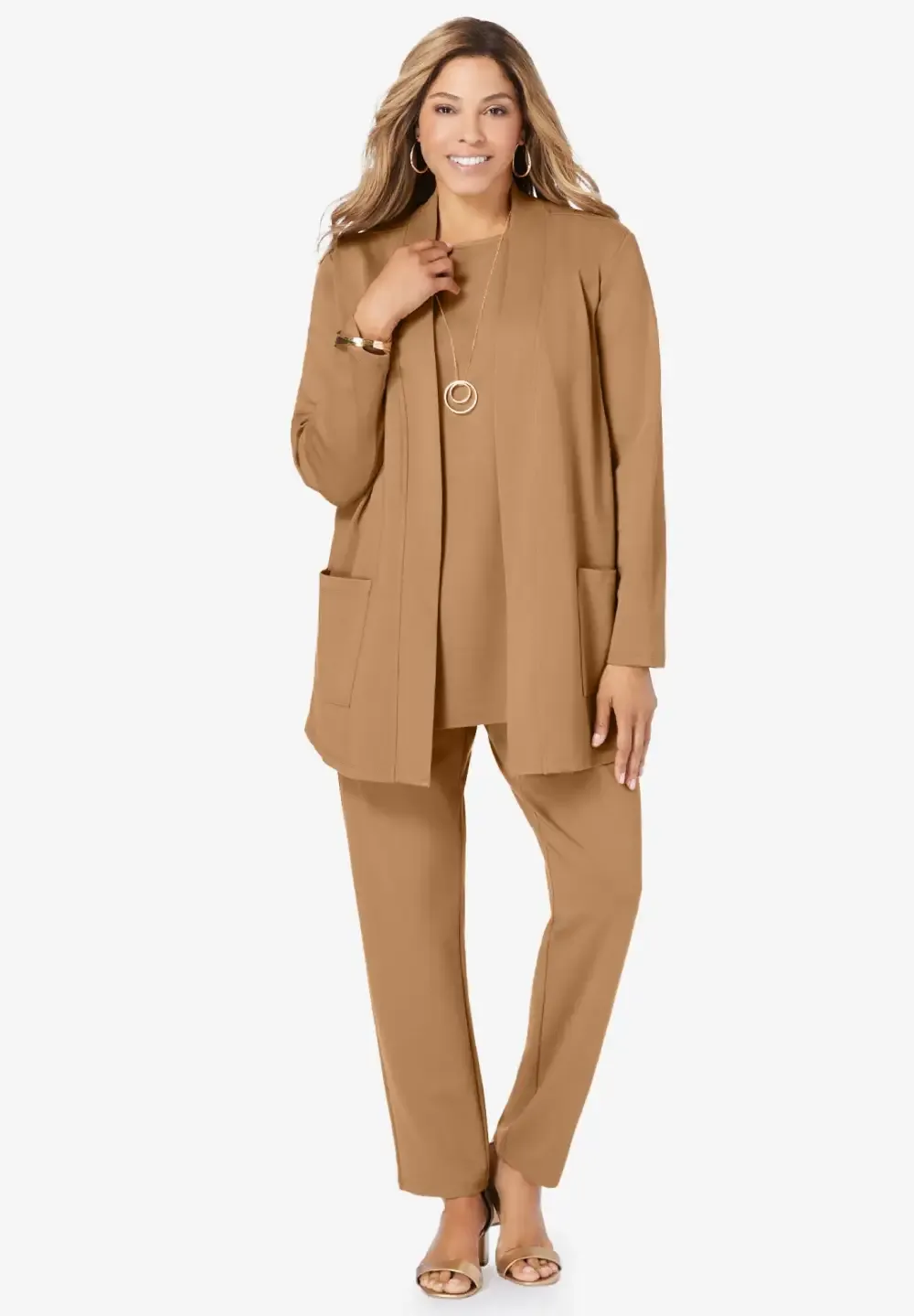 3 Piece Ponte Pant Set