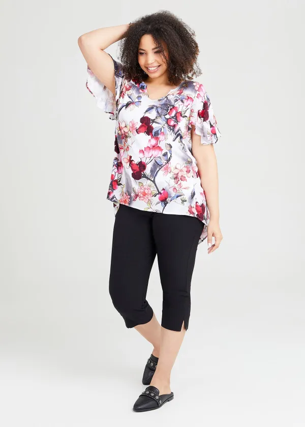 Expose Split Hem Crop Pant