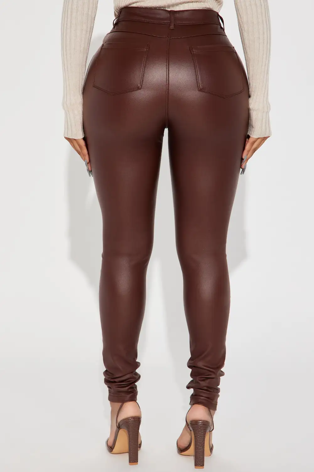Sammie High Rise Pants - Cognac
