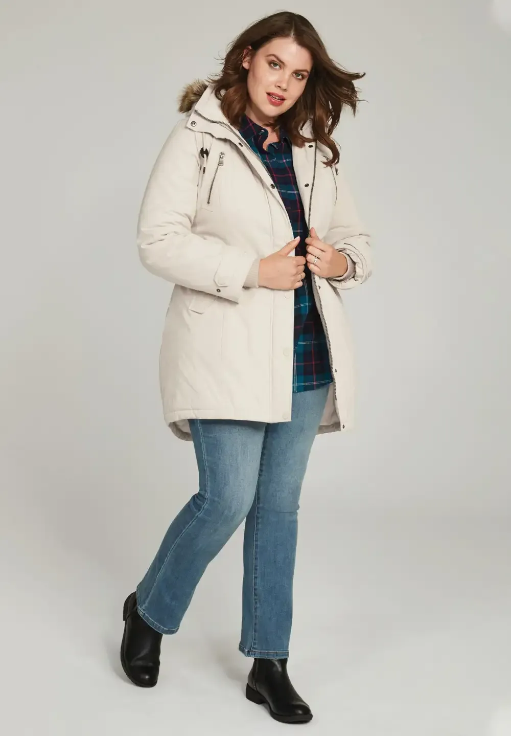 Modern A-line Parka