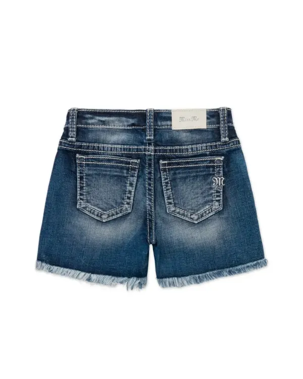 Girls Sequin Floral Shorts