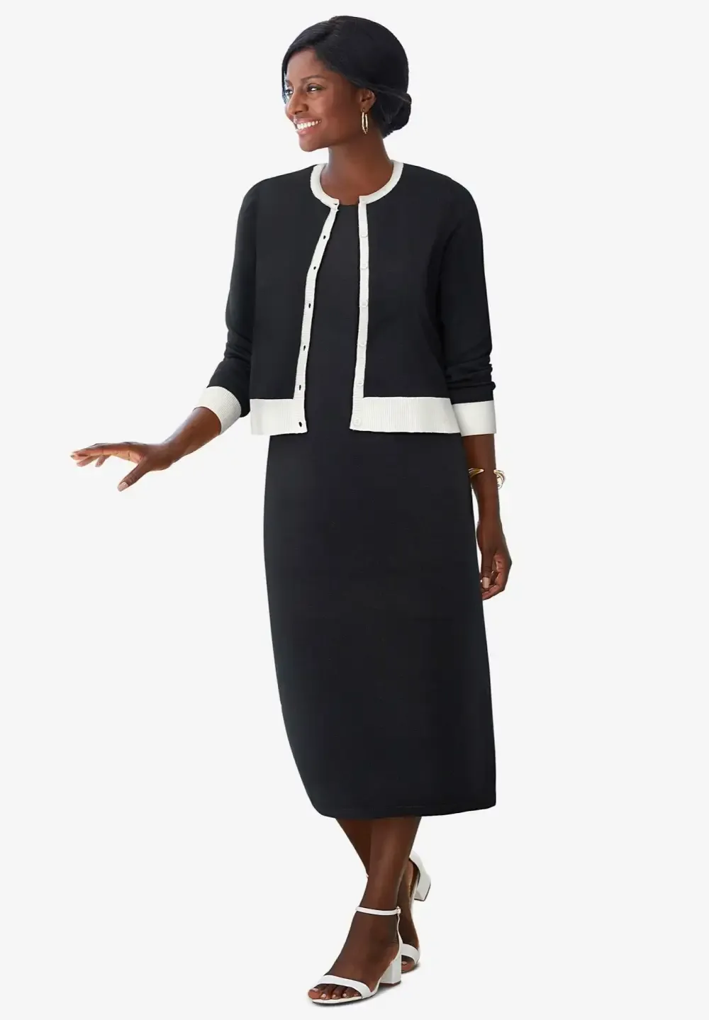 Two Piece Sweater Dress Set
