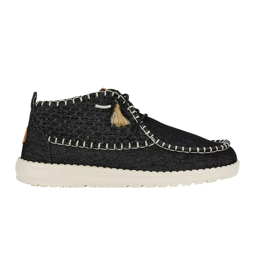 Wendy Mid Perf Canvas - Black