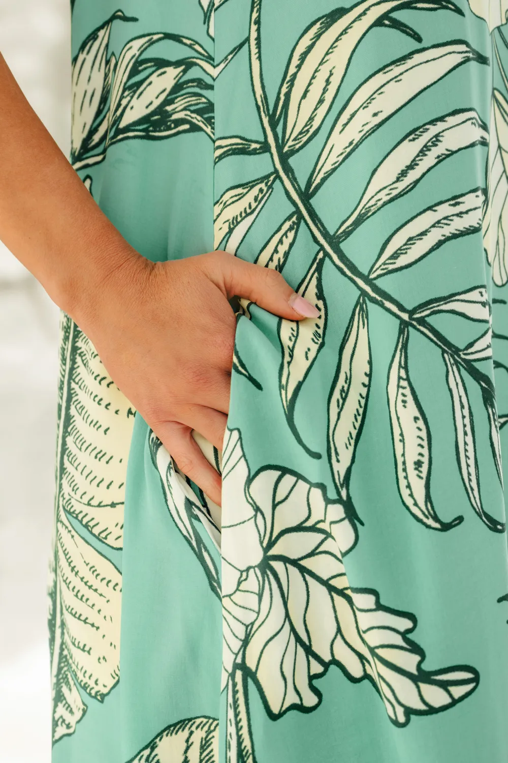 Quiet Waters Floral Maxi Dress