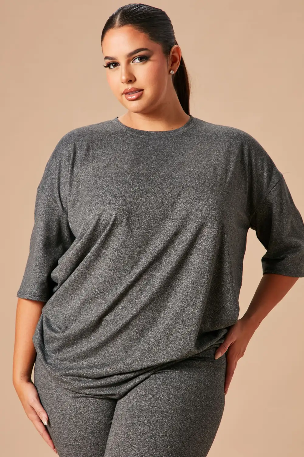 Weekend Vibes Legging Set - Charcoal