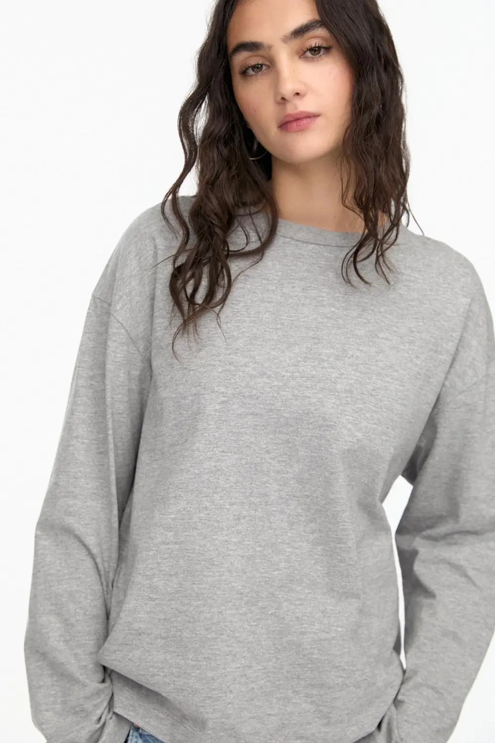 Camiseta manga larga oversize