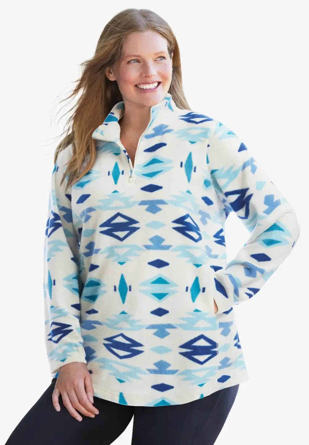 Microfleece Quarter-Zip Pullover