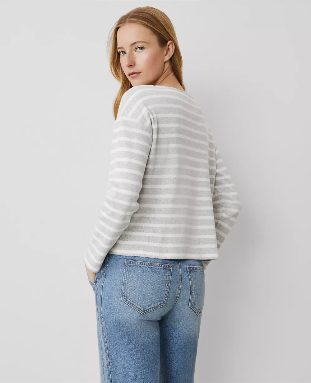 Weekend Collection Striped Relaxed Top