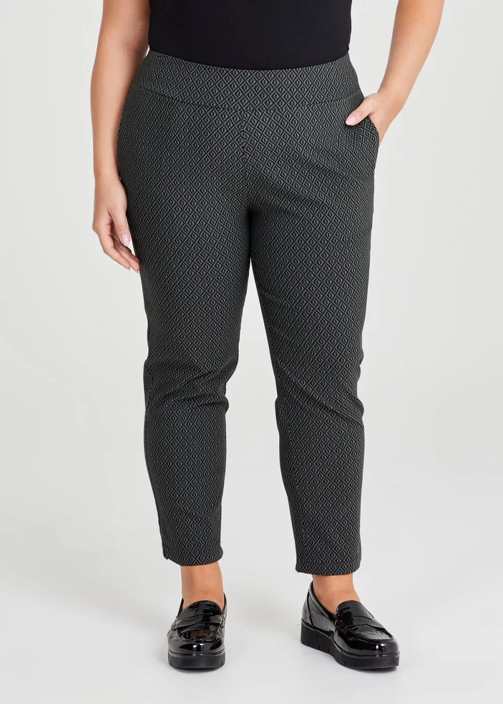 Petite Stretch Geo Kaissy Pant