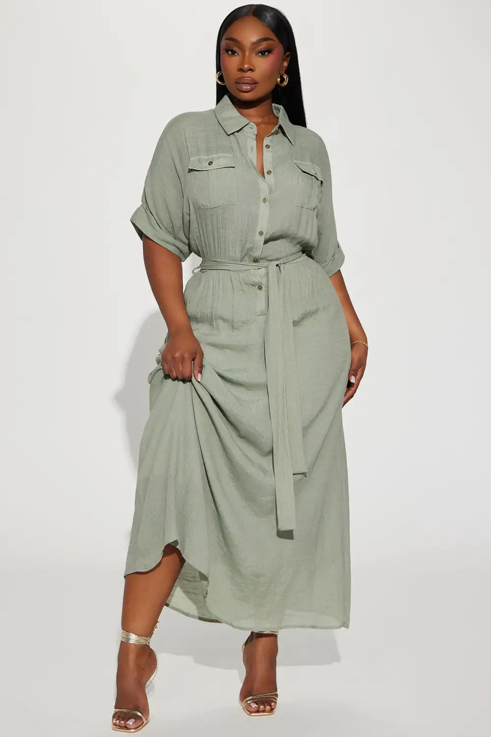 Lucille Maxi Dress - Sage