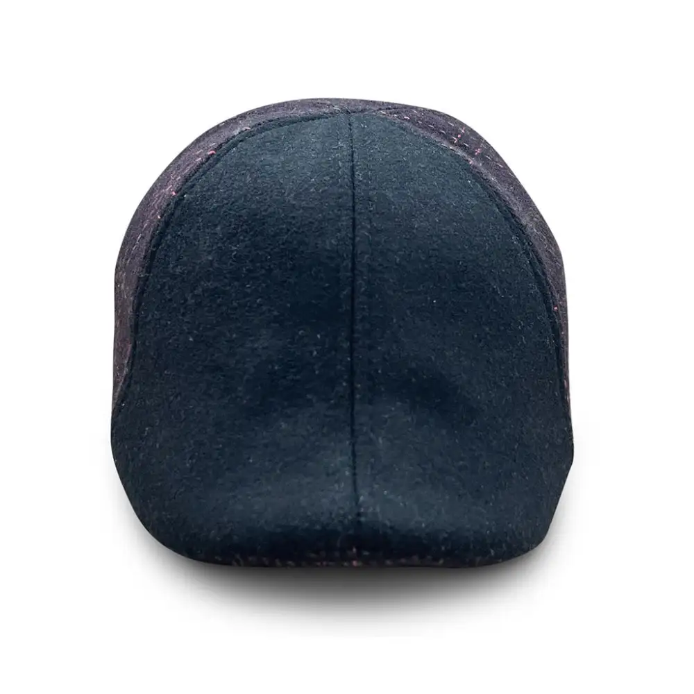 The Cupid Boston Scally Cap - Black & Valentine Plaid
