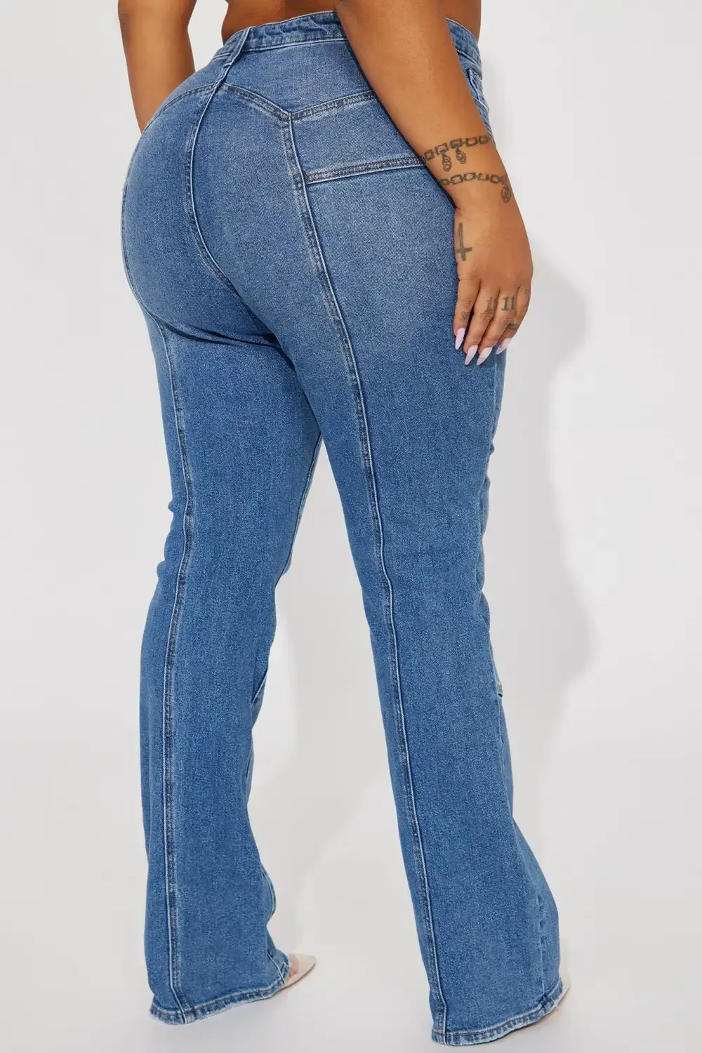 Cheyenne High Rise Bootcut Jeans - Medium Wash