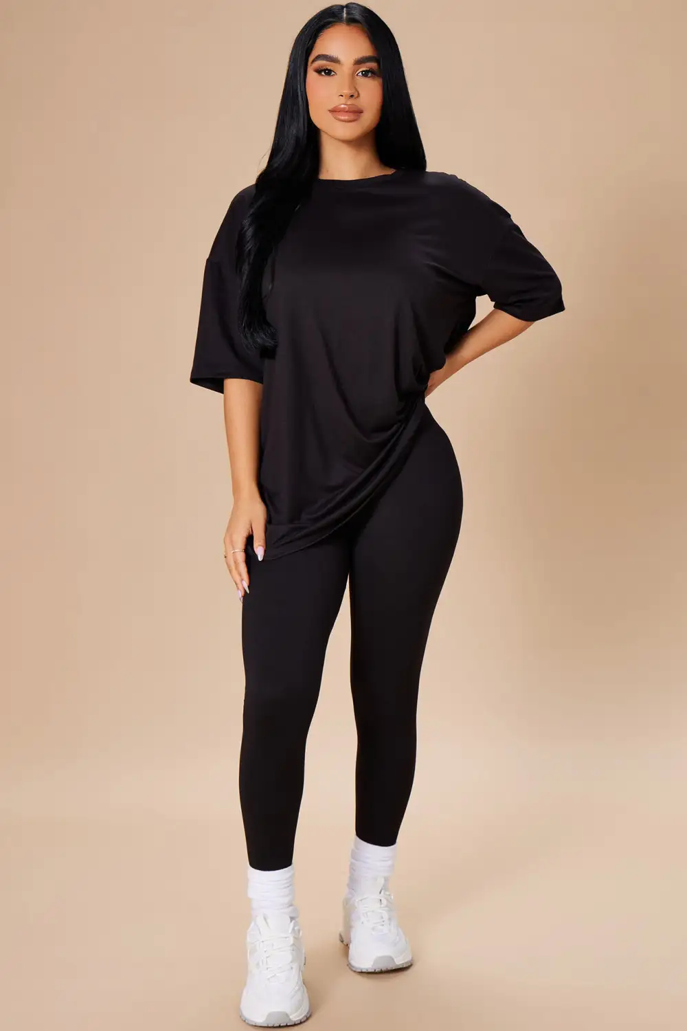 Weekend Vibes Legging Set - Black