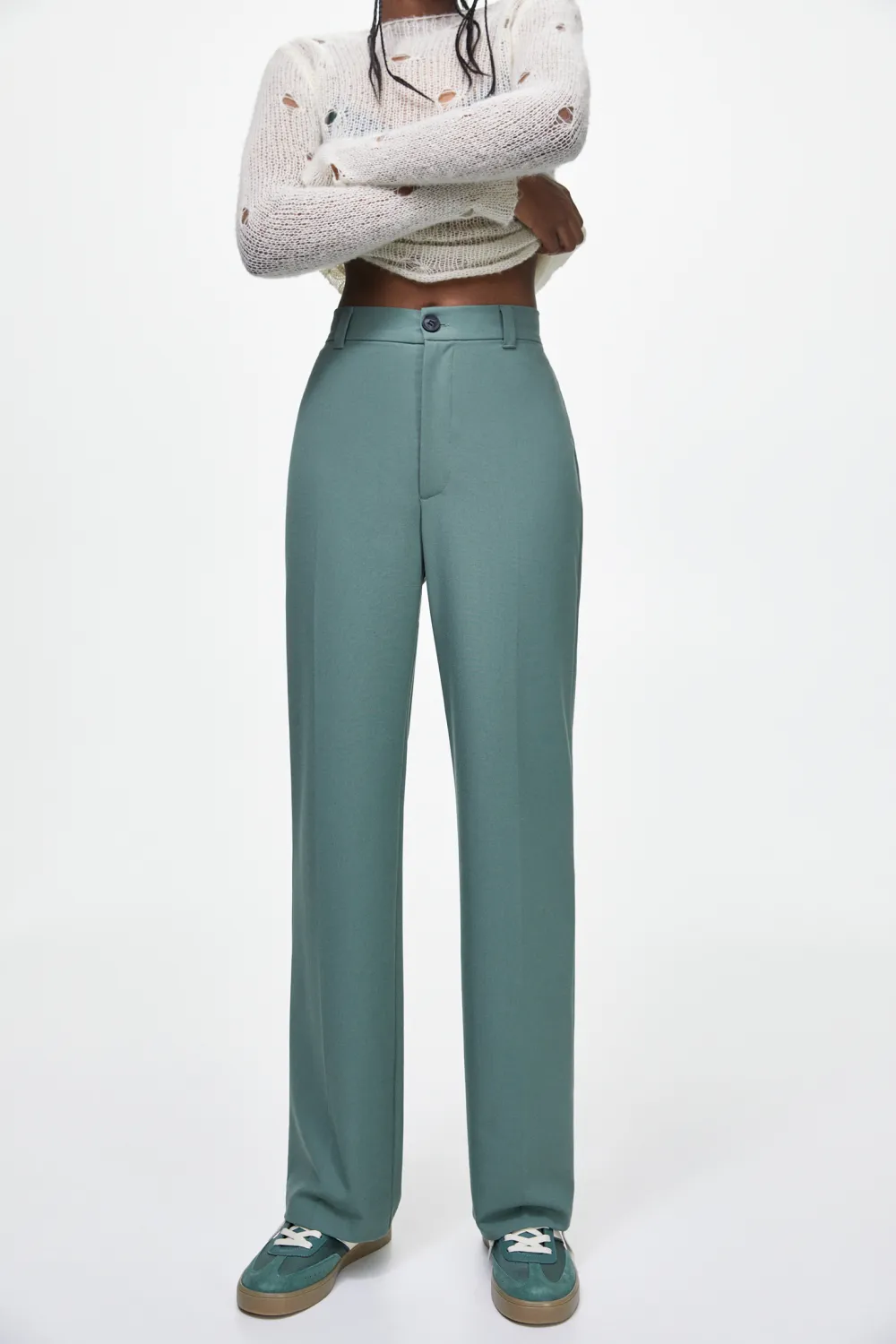Pantalón de vestir recto