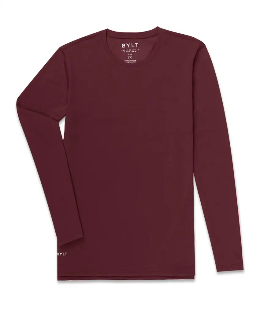 Long Sleeve: Lux Split Hem