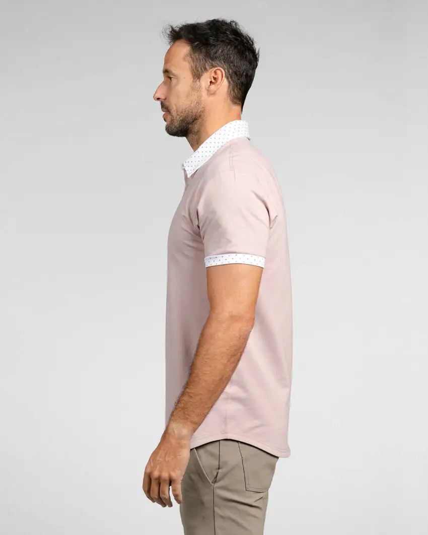 Drop-Cut: Lux Dotted Polo