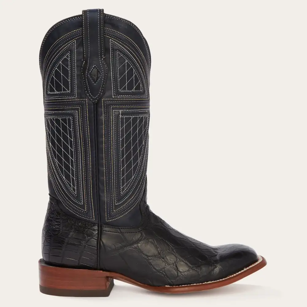 Black Falls Alligator Cowboy Boot