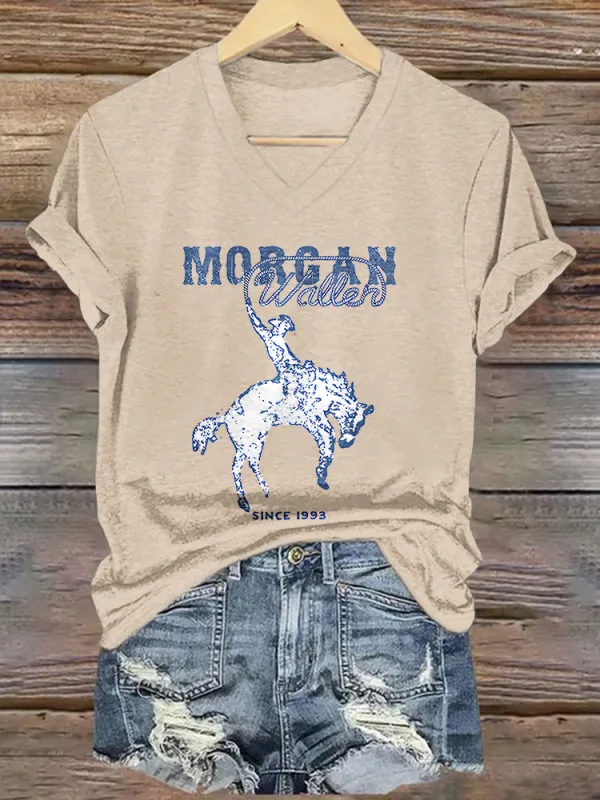 Women'S Morgan Wallen Since 1993 V-Neck T-Shirt