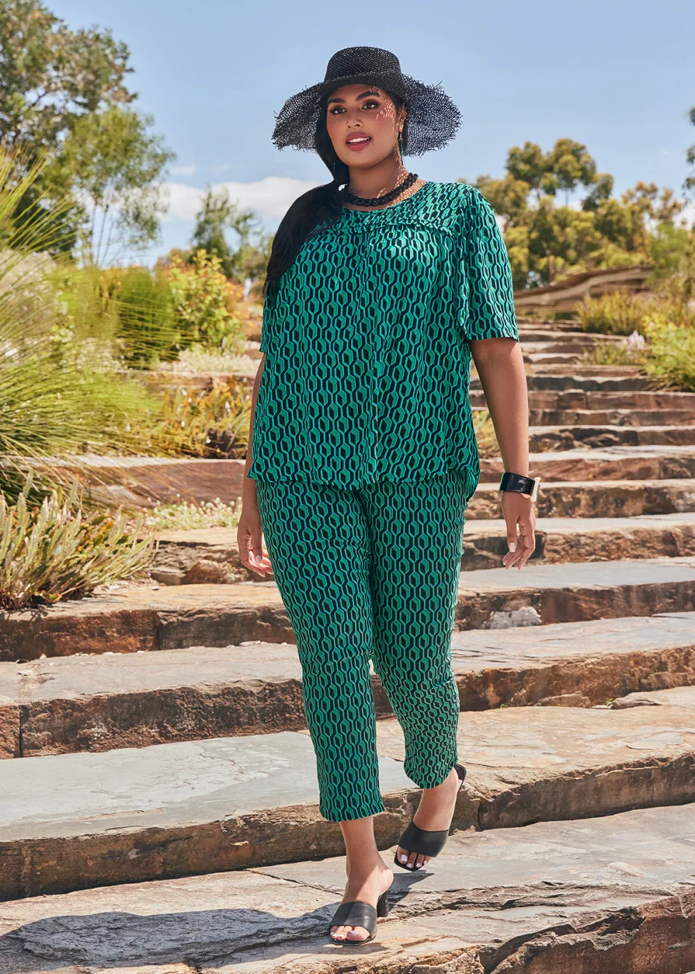 Seeing Green Geo Pant