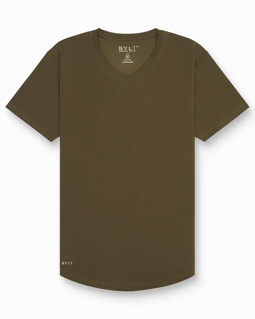 Drop-Cut V-Neck: Lux