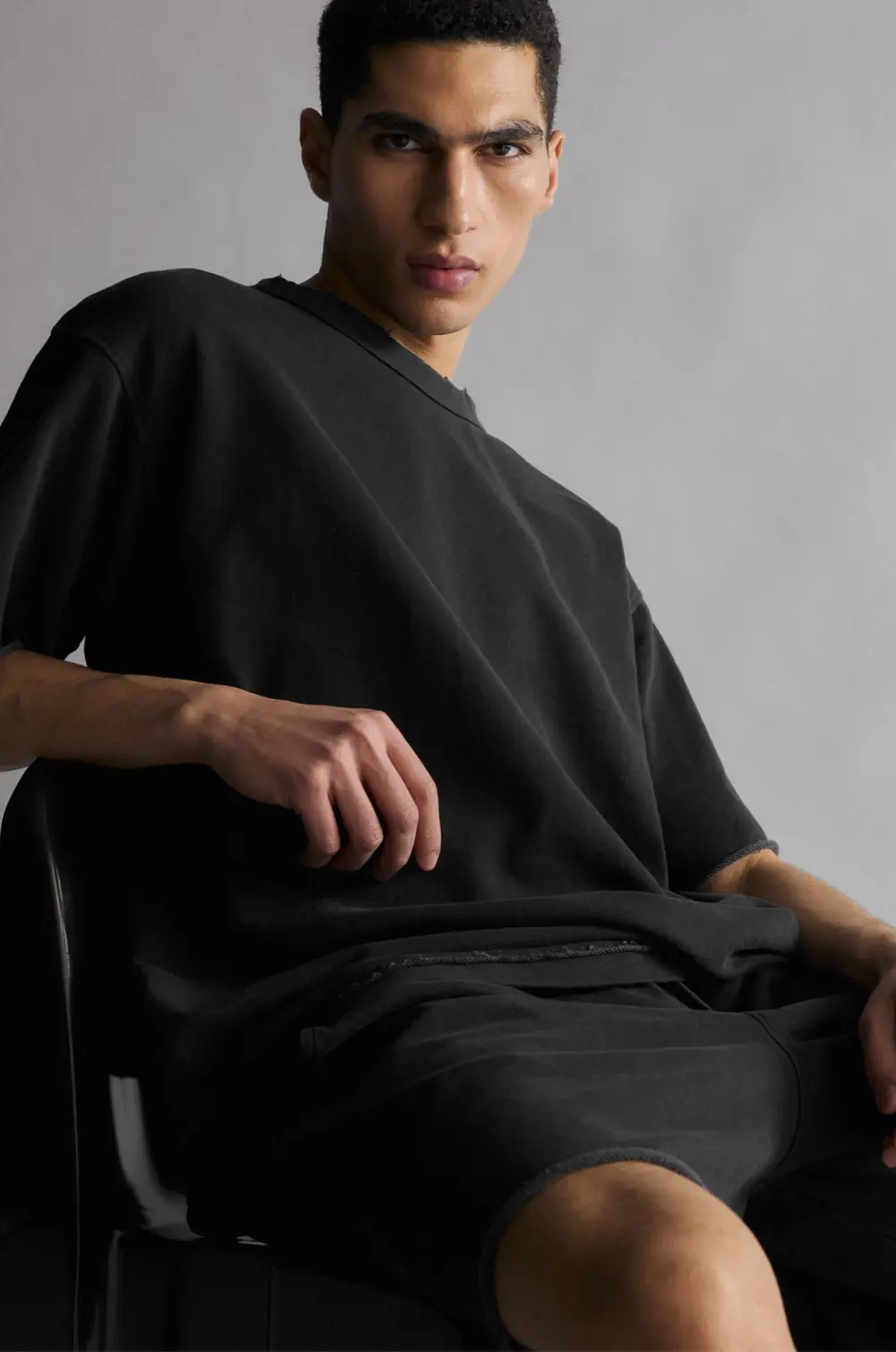 Short sleeve sweatshirt