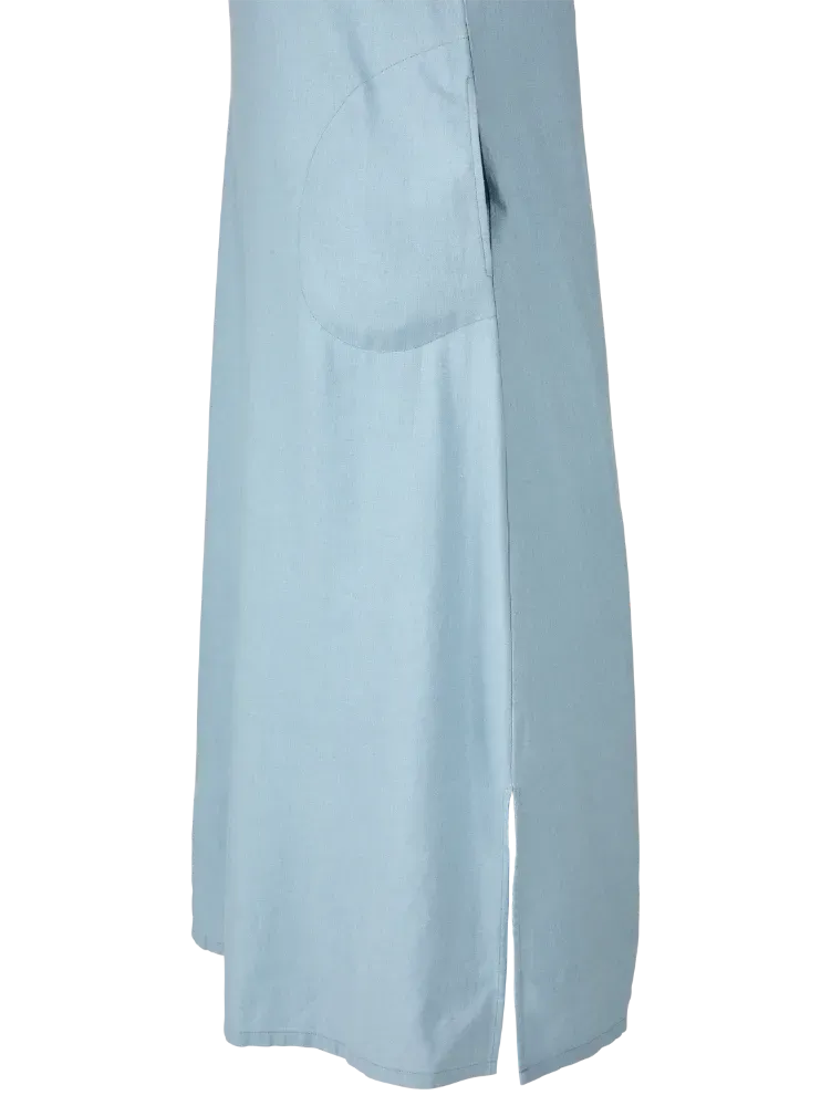 Easy Comfort Linen/Rayon Sleeveless Popover Dress