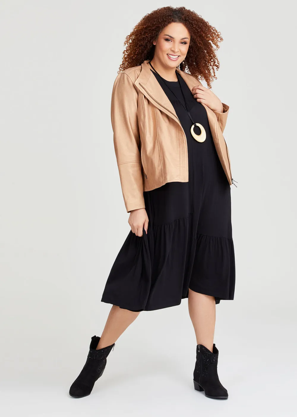 Natural Kayla Dress
