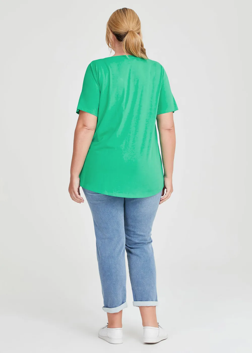 Australian Cotton V-neck T-Shirt