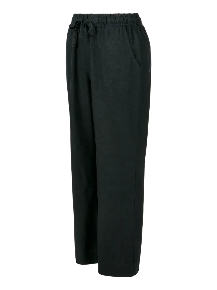Women's Washable Linen Pull-On Drawstring Pants
