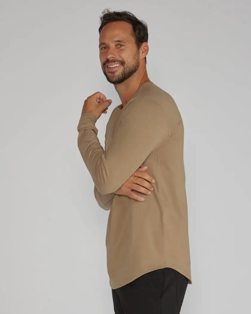 Drop-Cut Long Sleeve: Lux