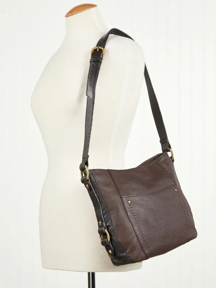 Ella Simone Manchester Leather Shoulder Bag