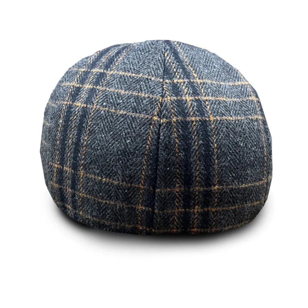 The Halloween Rose Boston Scally Cap - Plaid