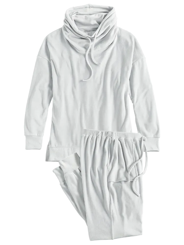 Women's Cloud Soft Velour Lounge and Sleep Set