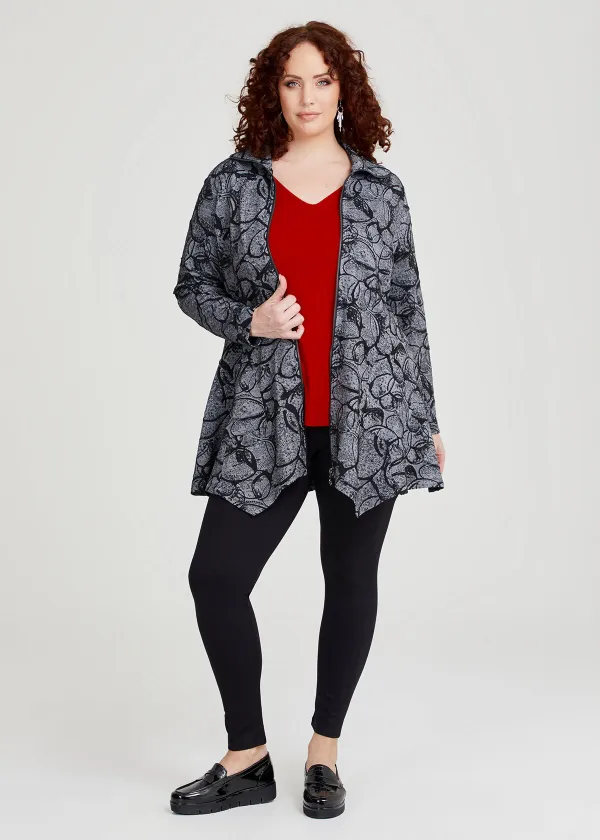 Jacquard Zip Jacket