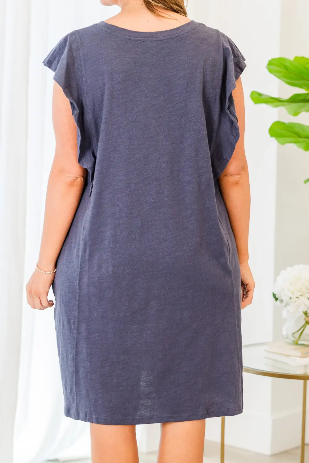 The Final Time Dress, Navy