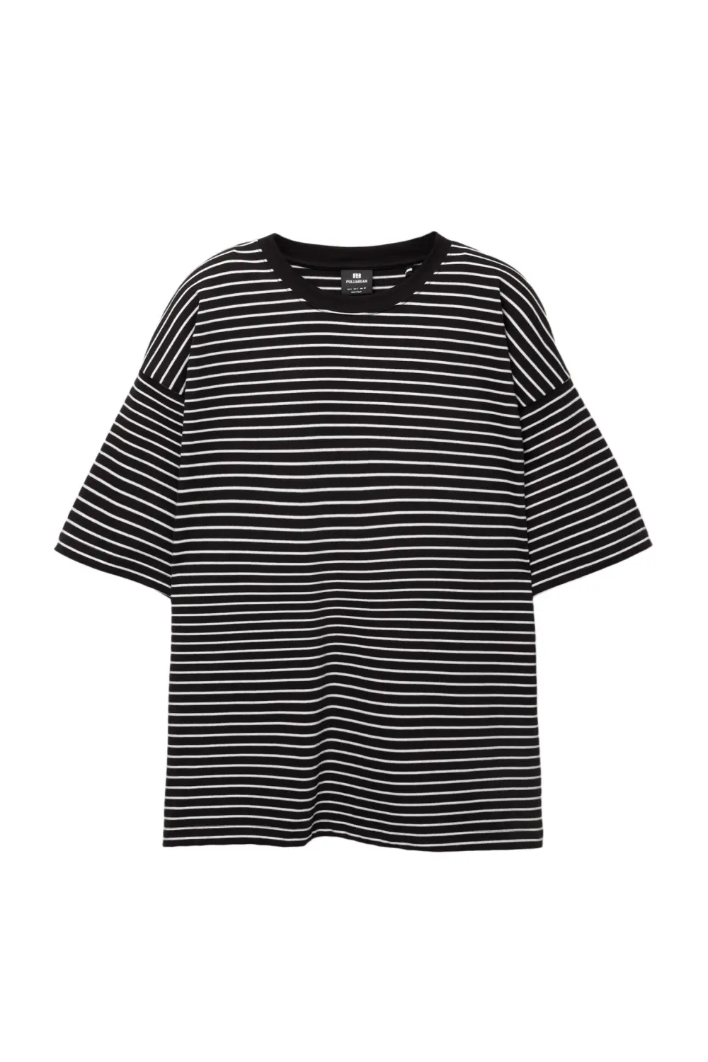 Striped boxy-fit T-shirt