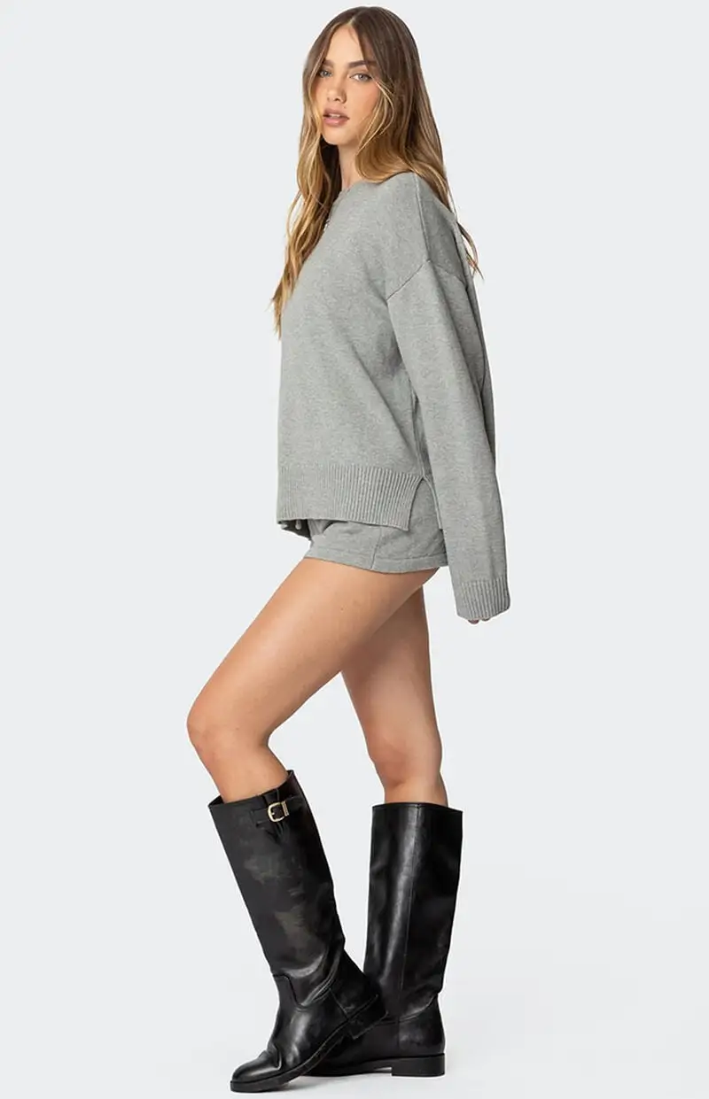 Edikted Riley Oversized Striped Sweater